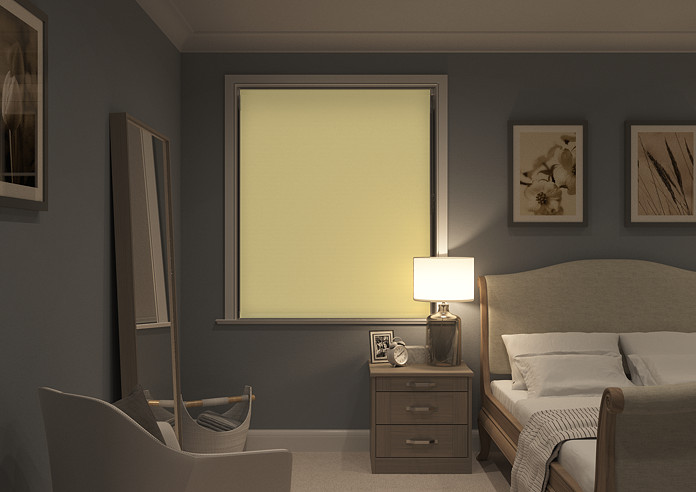 Rimini (Blackout), Sand & Texen Truffle - Double Roller Blind - Image 7